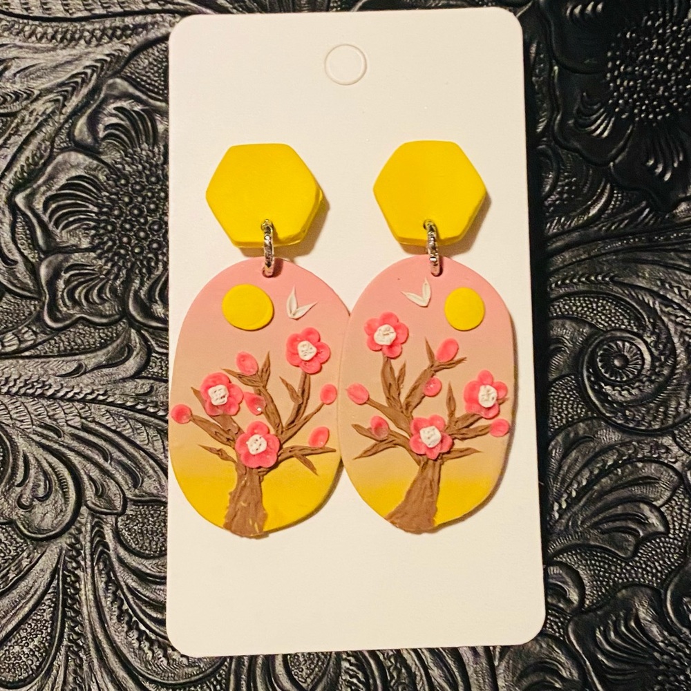 Polimery clay earrings